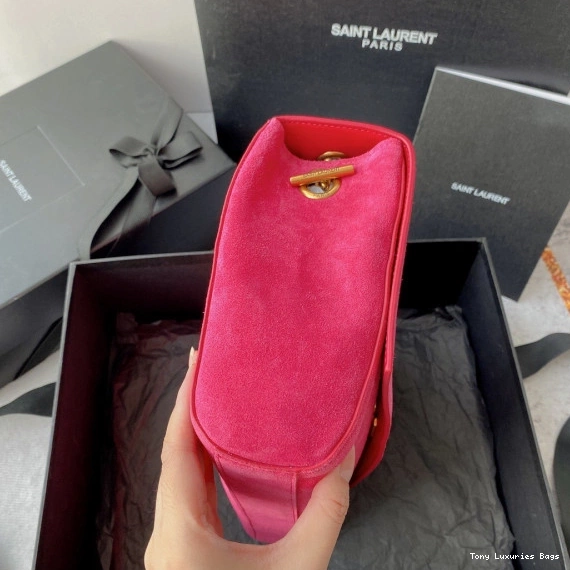 Tony Luxuries SUEDE SMOOTH REVERSIBLE AND IN YSL KATE MEDIUM LEATHER 0723